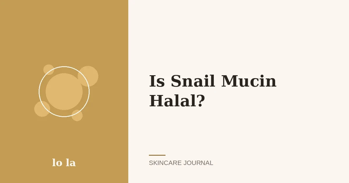 Is Snail Mucin Halal?