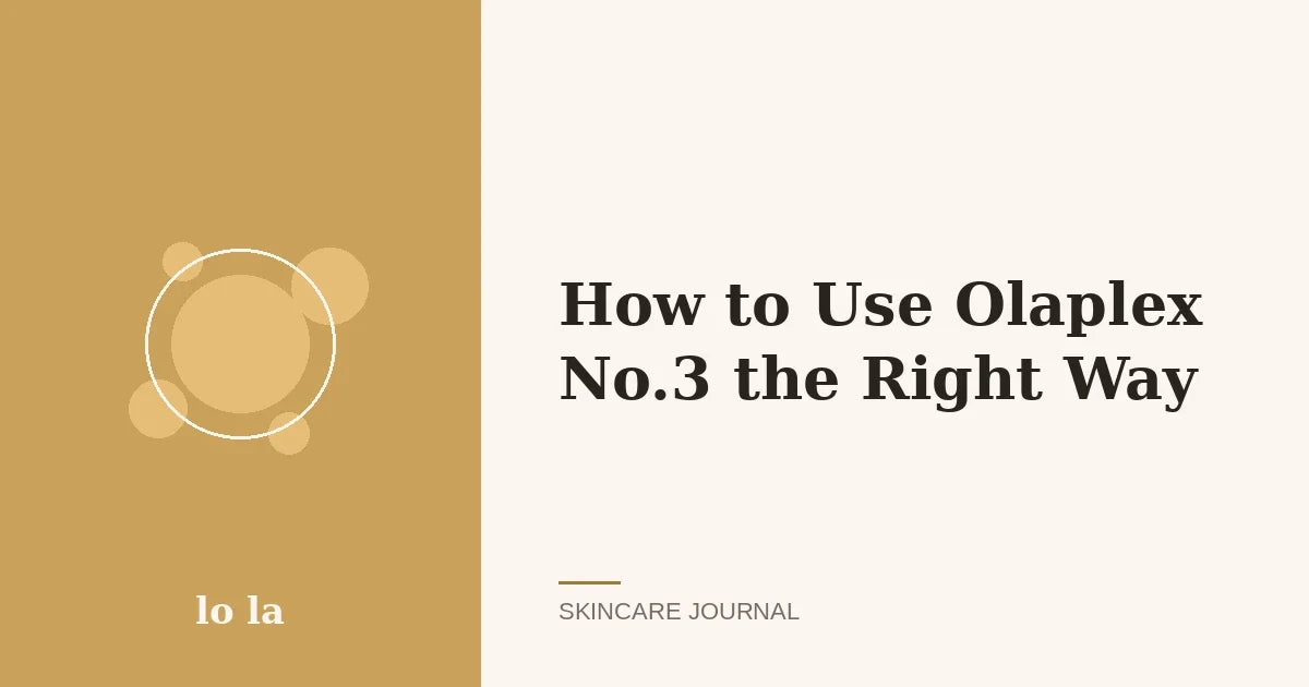 How to Use Olaplex No.3 the Right Way