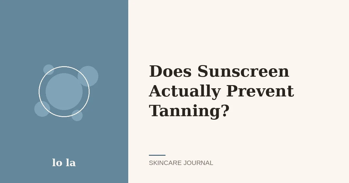 Does Sunscreen Actually Prevent Tanning?