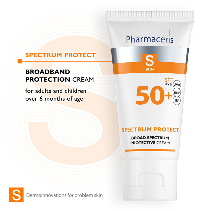 Pharmaceris S Spectrum Protect Broad Spectrum Protective Cream SPF50+ 50Ml