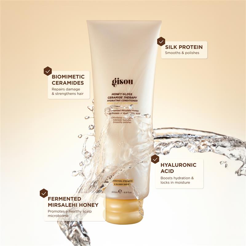 Gisou Honey Gloss Ceramide Therapy Hydrating Conditioner 200ml