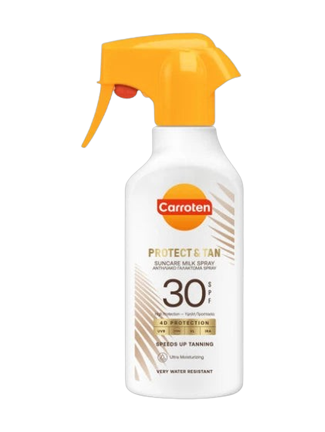 Carroten Protect & Tan Suncare Milk Spray SPF30 270Ml