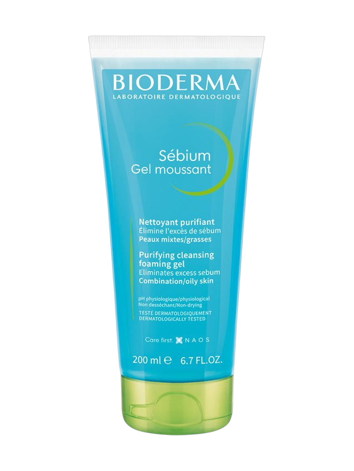 Bioderma Sebium Gel Moussant Purifying Cleansing Foaming Gel Tube 200Ml