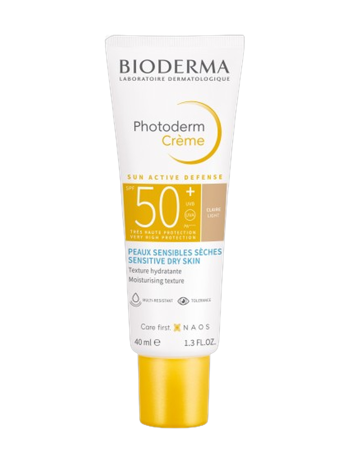 Bioderma Photoderm Cream Claire Light SPF50+ Sensitive Dry Skin 40Ml