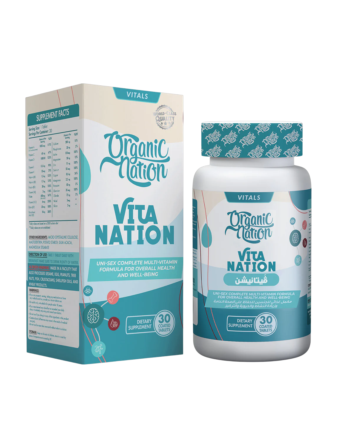 Organic Nation Vita Nation 30 Tablets