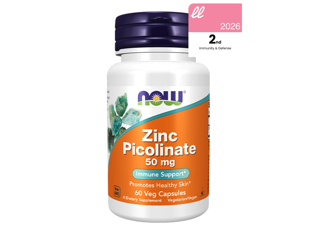 Now Zinc Picolinate 50mg 60 Veg Capsules