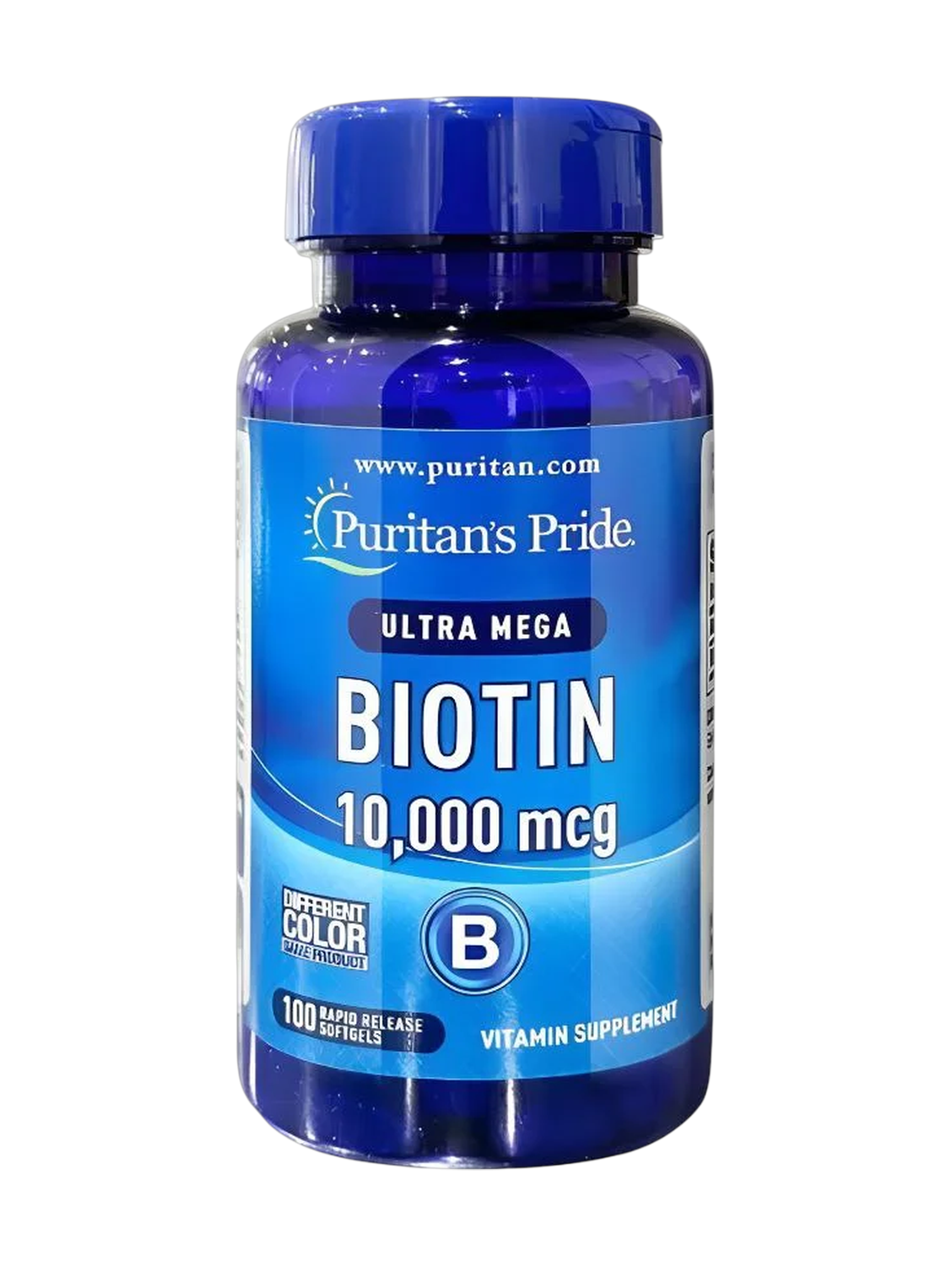 Puritan's Pride Biotin 10,000mcg 100Softgels