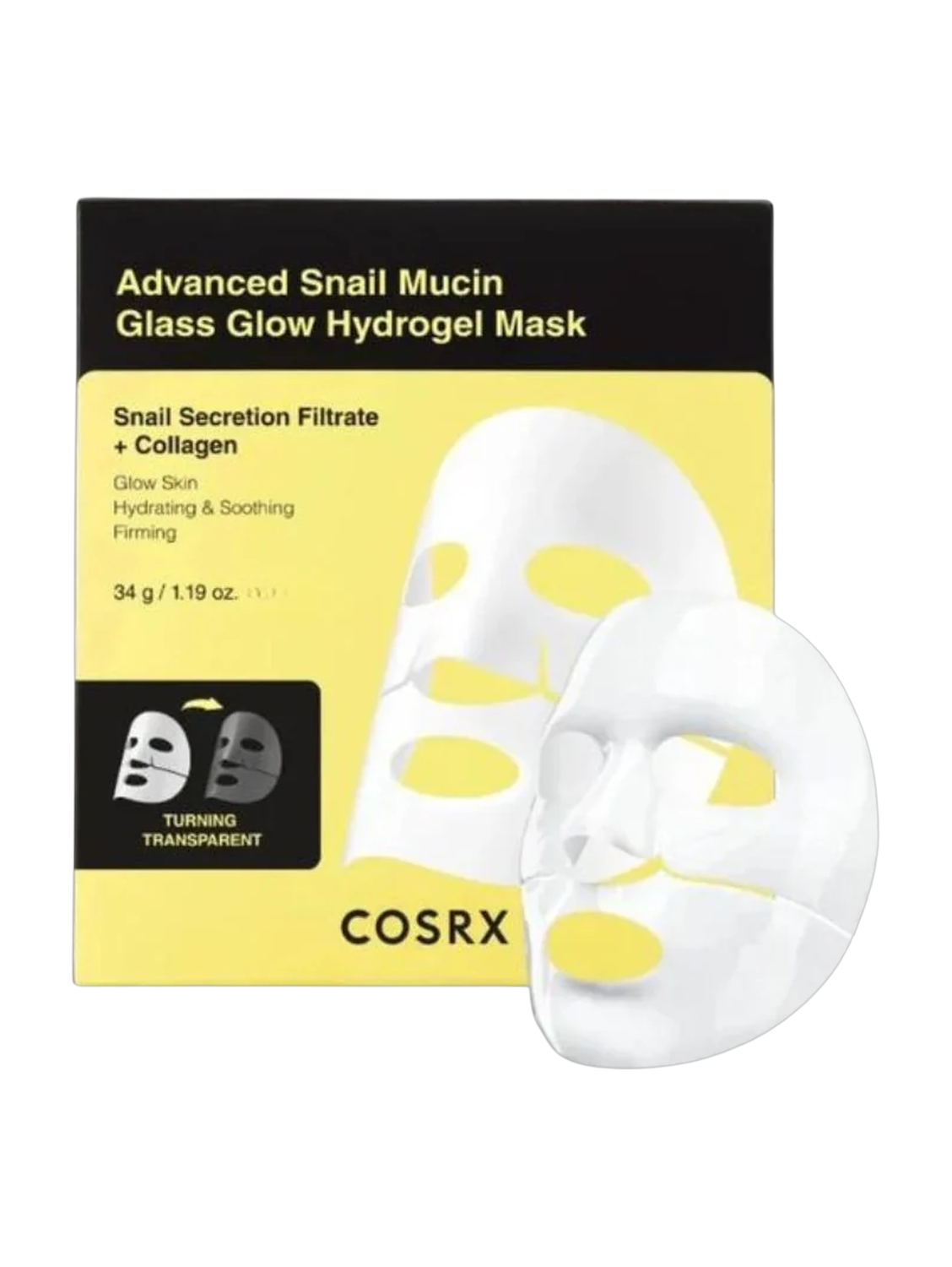 Cosrx Advanced Snail Mucin Glass Glow Hydrogel Mask