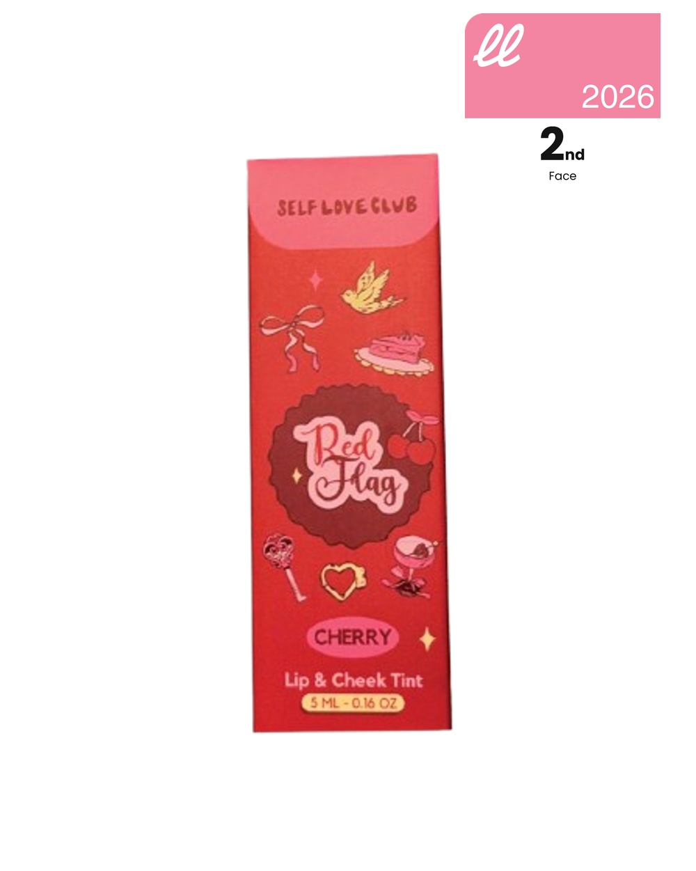 Self Love Club Lip & Cheek Tint Shade Red Flag