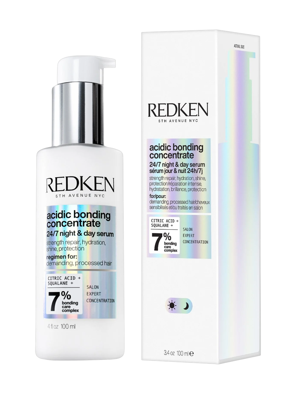 Redken Acidic Bonding Concentrate 24/7 Night & Day Serum 100Ml