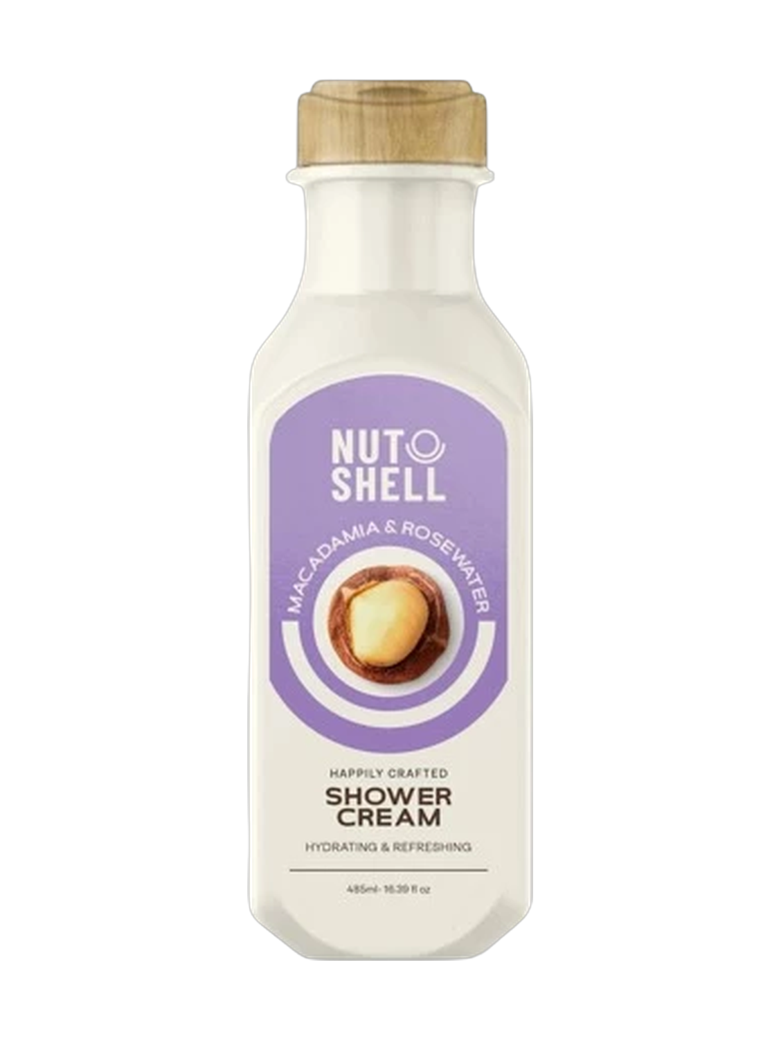 Nutshell Macadamia & Rose Water Shower Cream 485ml