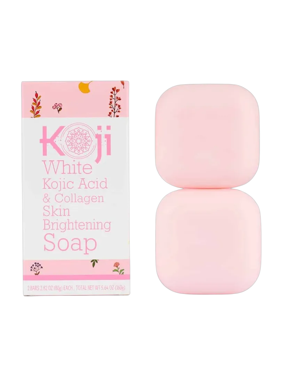 Koji White Kojic Acid & Collagen Skin Brightening Soap *2 80g