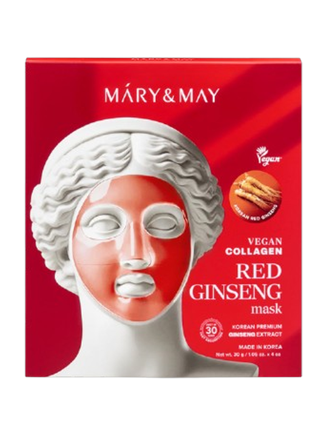 Mary & May Vegan Collagen Red Ginseng Mask