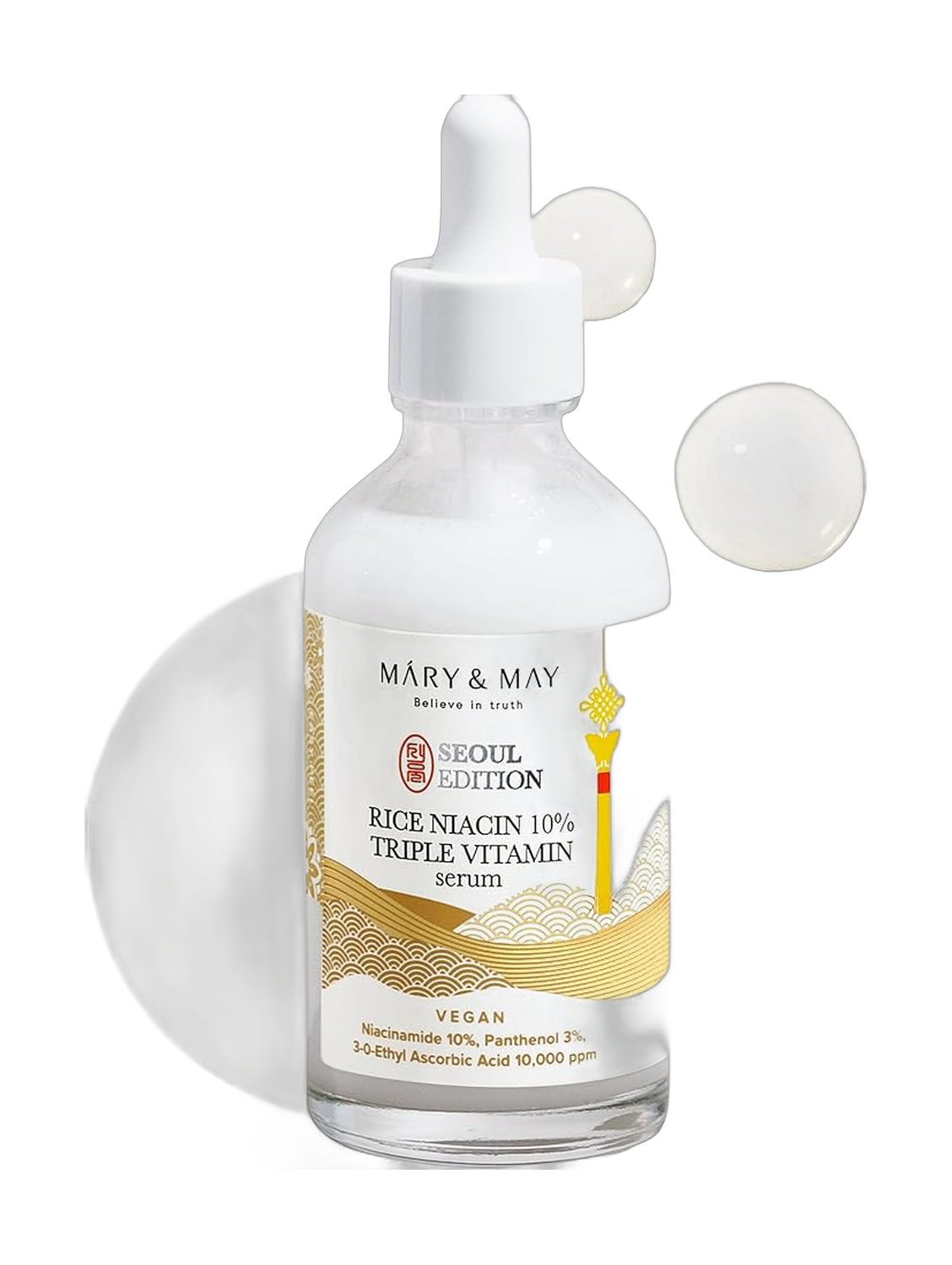 Mary & May Vegan Rice Niacin 10% Triole Vitamin Serum 80Ml