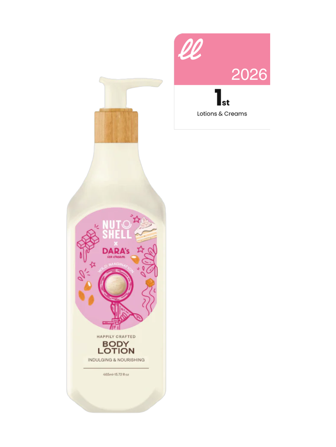 Nutshell x Dara's Body Lotion 465Ml