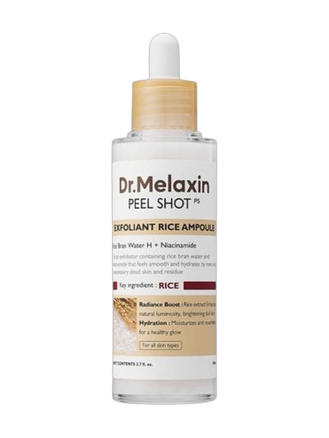 Dr. Melaxin Peel Shot Exfoliating White Rice Ampoule 80Ml