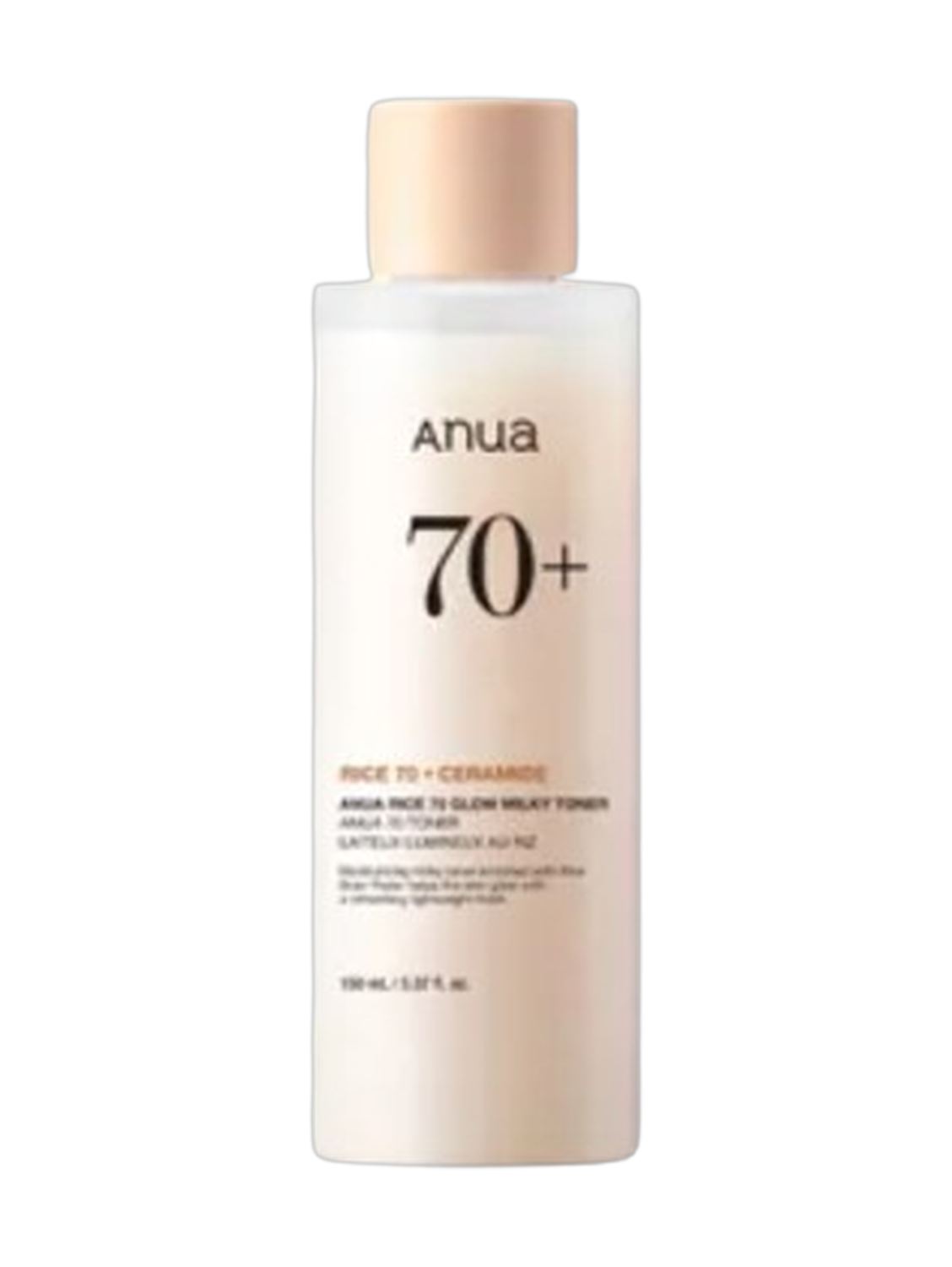 Anua Rice 70+ Ceramide Glow Milky Toner 150Ml