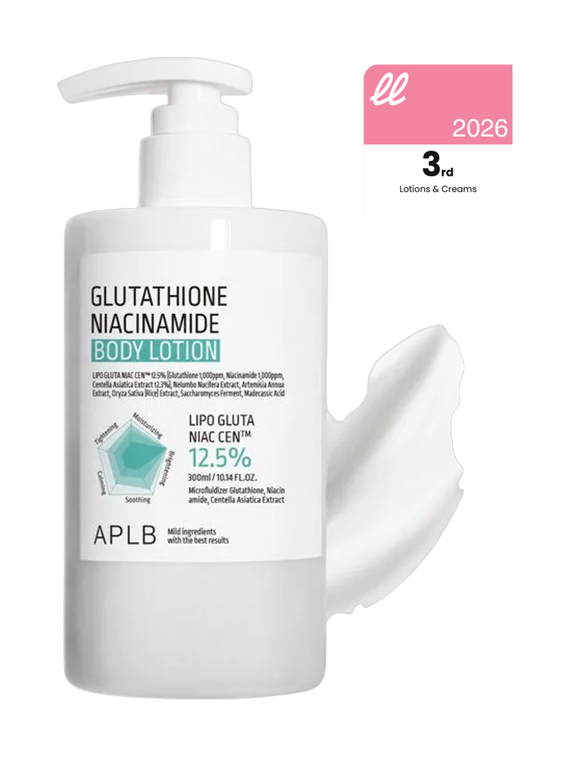 APLB Glutathione Niacinamide Body Lotion 300Ml