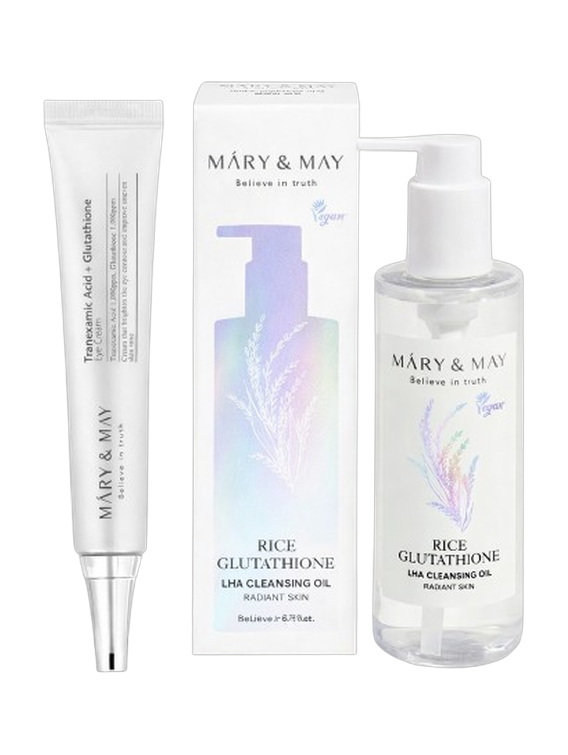 Mary & May Glutathione LHA Cleansing Oil + Eye Cream