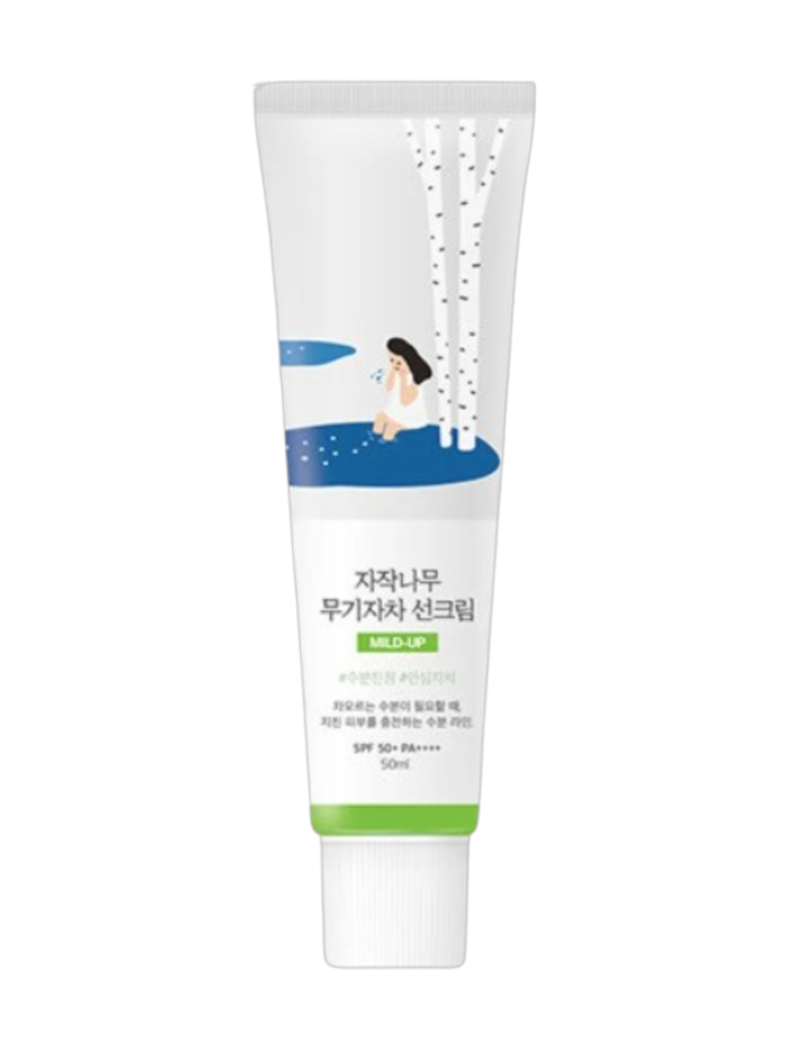 Round Lab Birch Juicy Moisturizing Mild Up Sunscreen SPF50+ PA+++ 50Ml