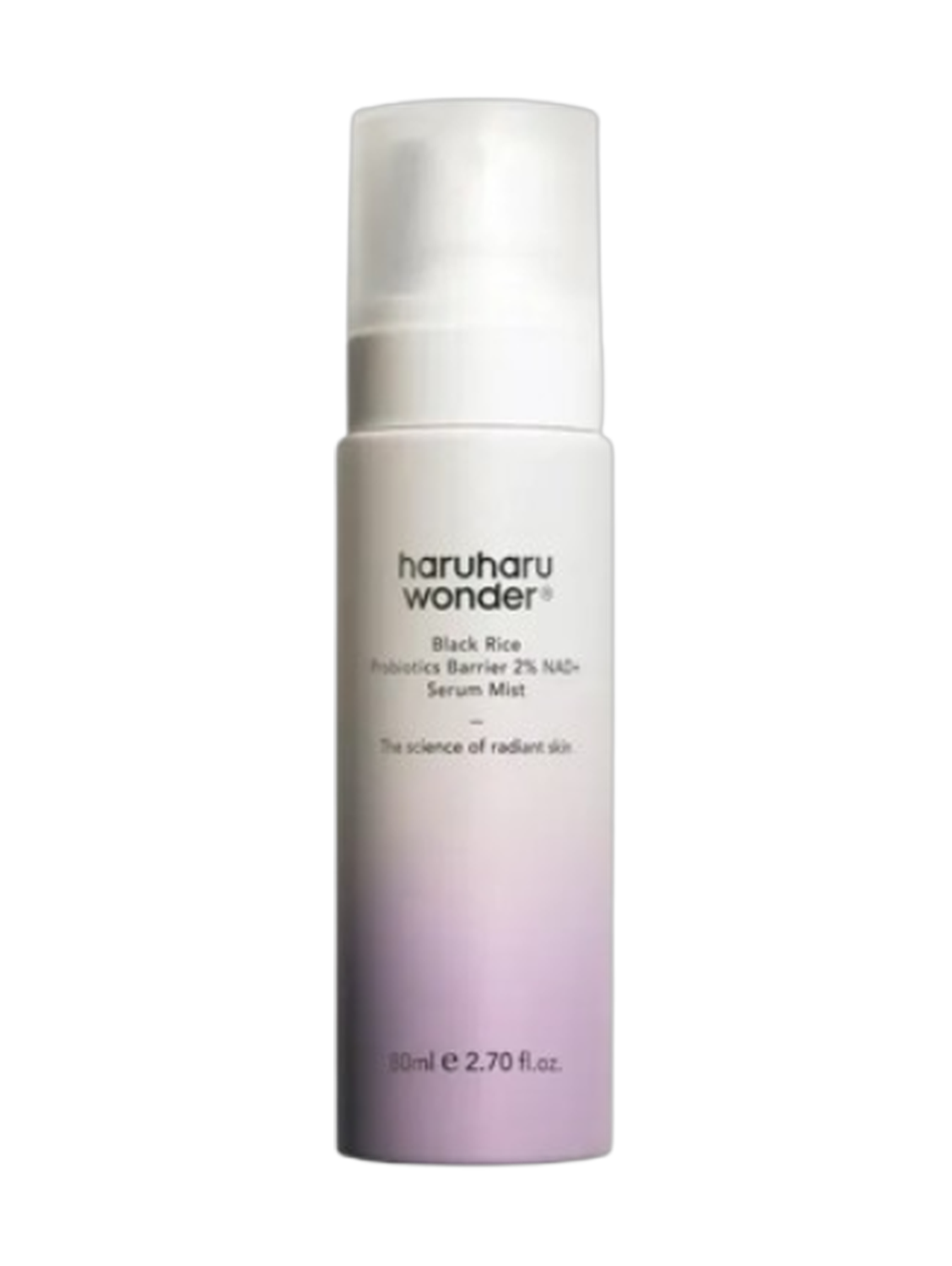 Haruharu Wonder Black Rice Probiotics Barrier 2% NAD+ Serum Mist 80Ml