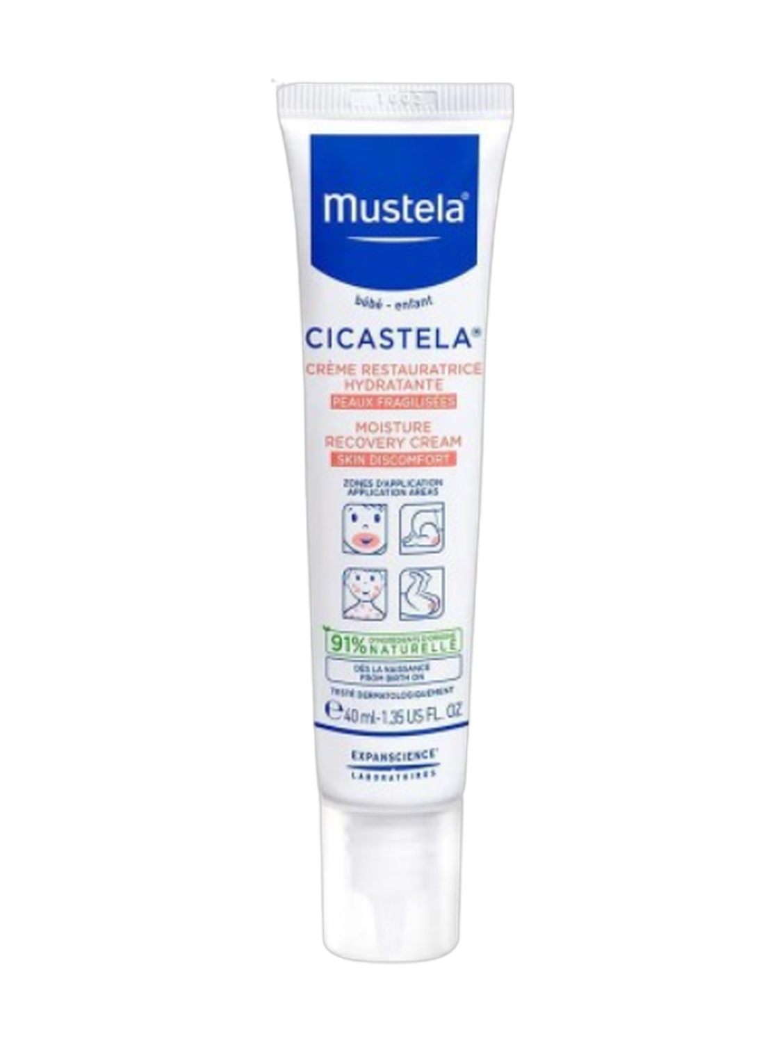 Mustela Cicastela Moisture Recovery Cream 40Ml