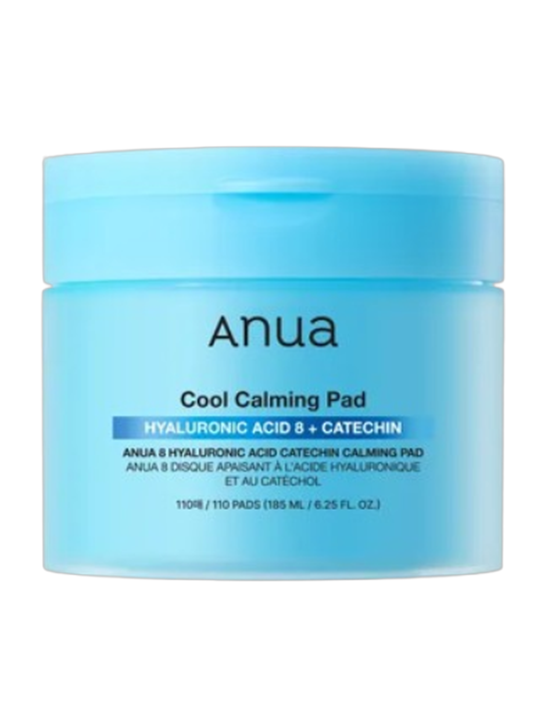Anua 8 Hyaluronic Acid Catechin Cool Calming Pad 185Ml-110Pads