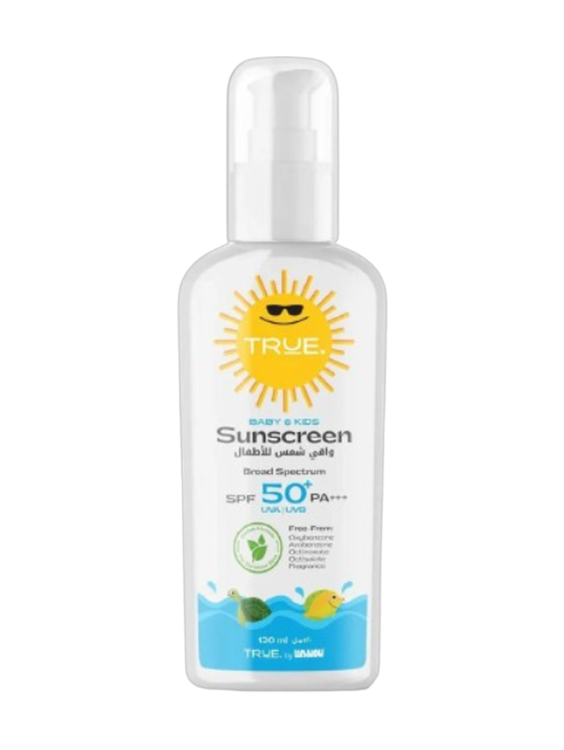True By Lanalou Baby & Kids SPF50+ Sunscreen Lotion 240Ml