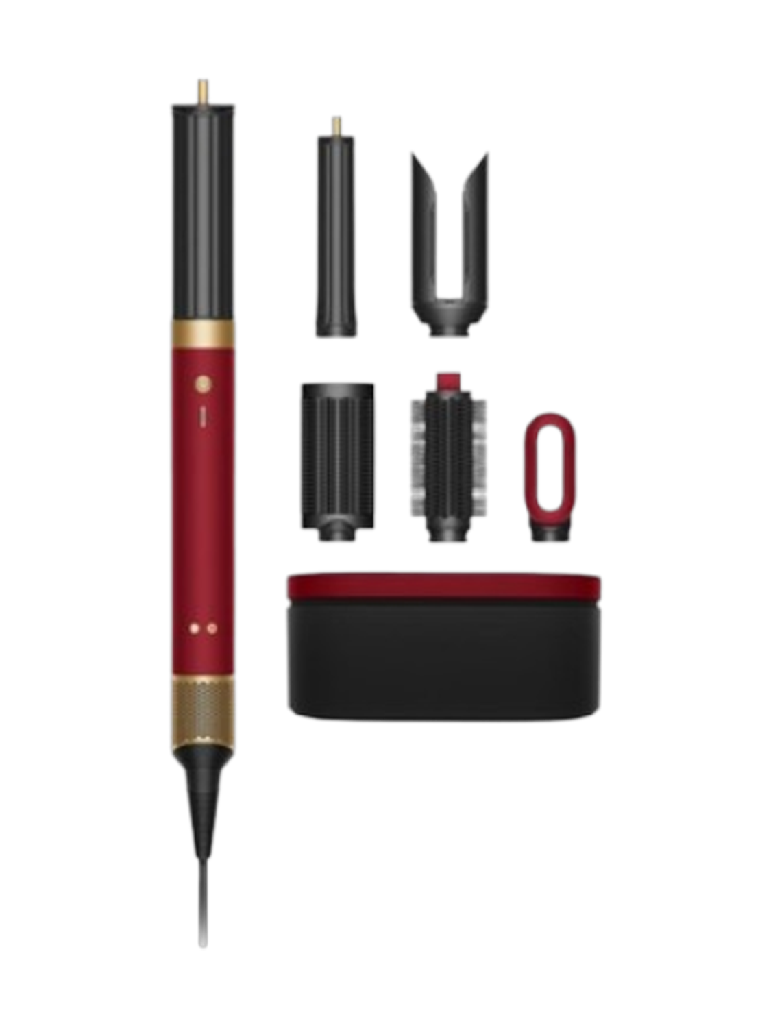 Dyson Airwrap HS09 Multi-Styler And Dryer Co-anda2x Straight & Wavy - Red/VelvetGold