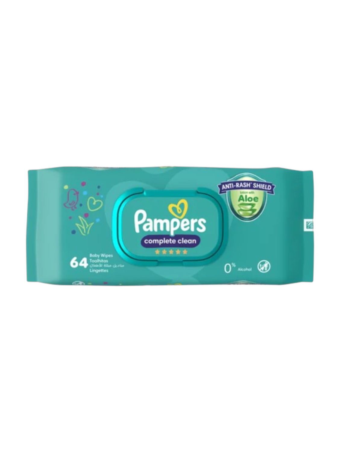 Pampers Complete Clean Baby Wipes 64pcs