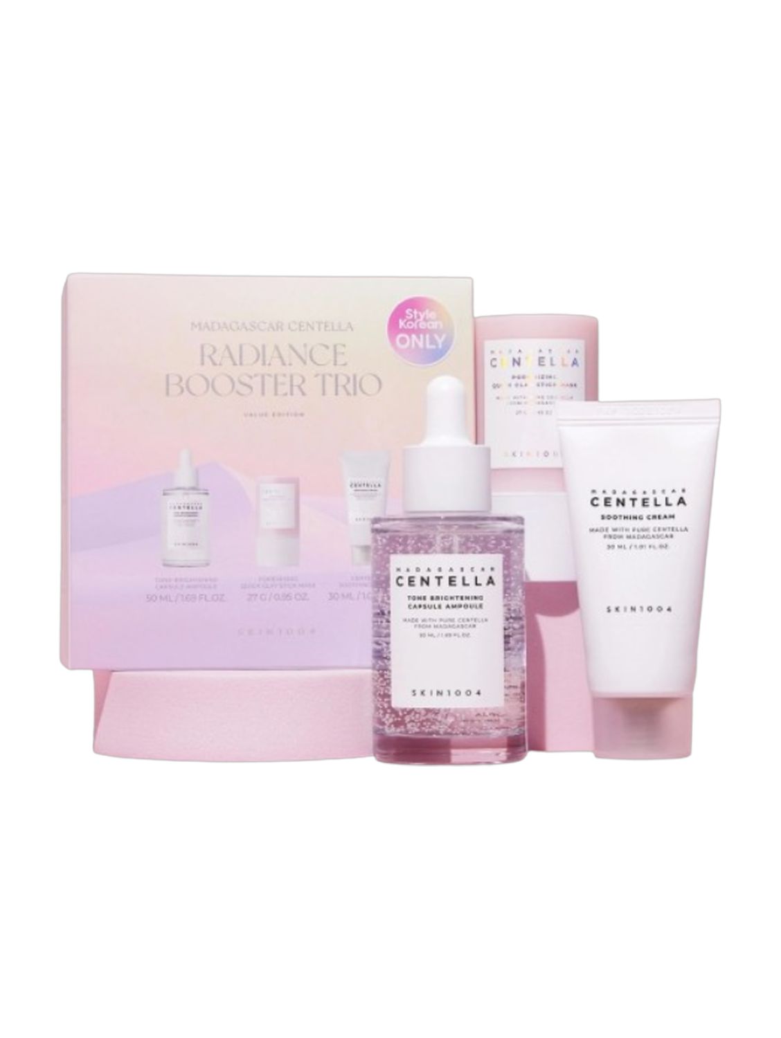 SKIN1004 Madagascar Centella Radiance Booster Trio