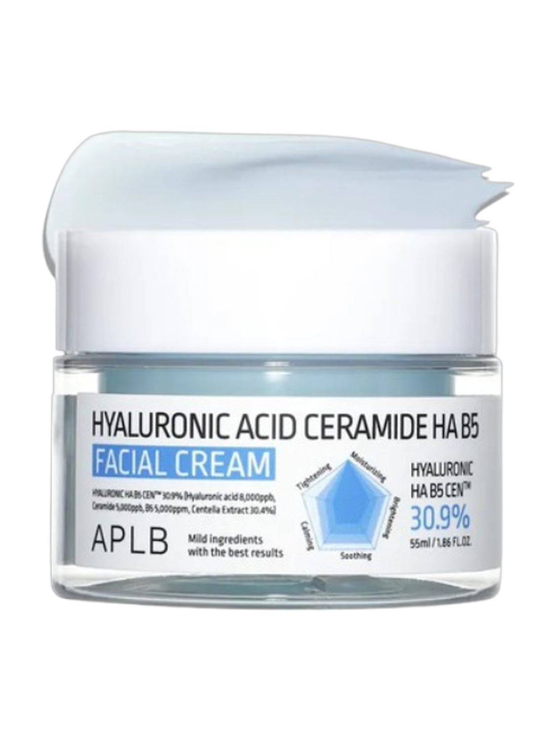 APLB Hyaluronic Acid Ceramide Ha B5 Facial Cream 55Ml