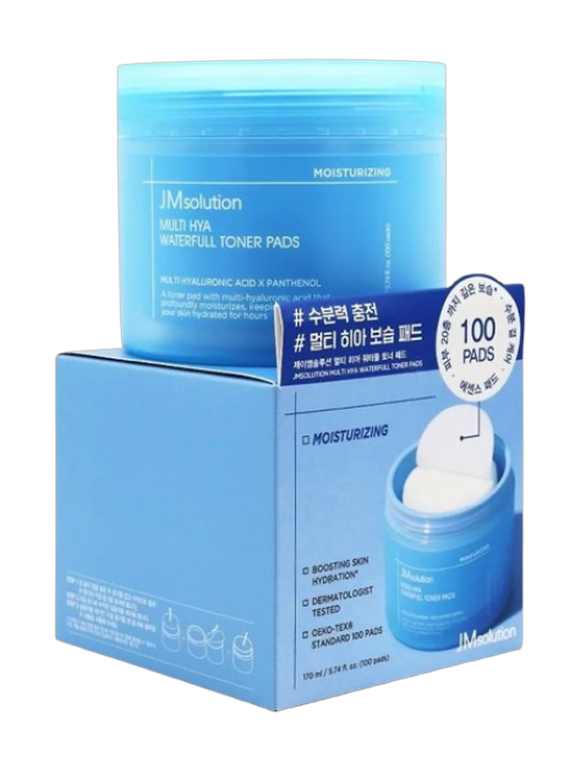 JMsolution Multi-Hya Waterful Toner Pads 100pcs