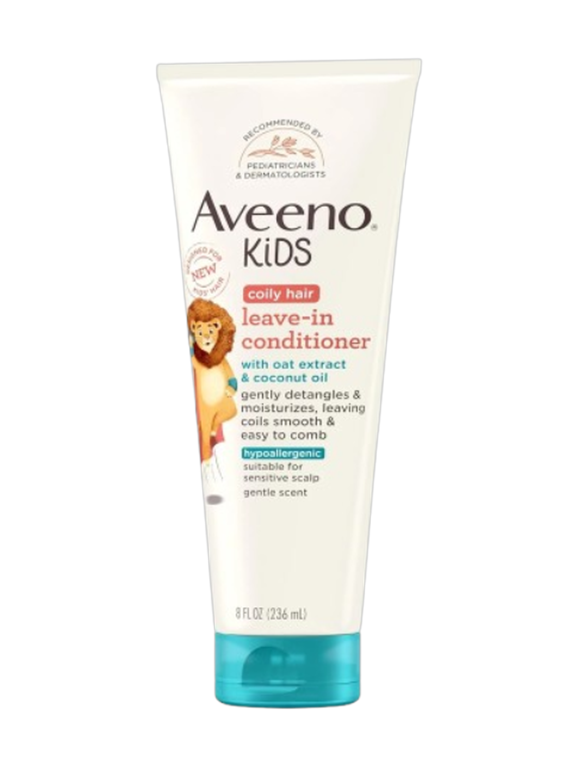 Aveeno Kids Coily Hair Leave in Conditioner with Oat Extract & Coconut Oil 236Ml