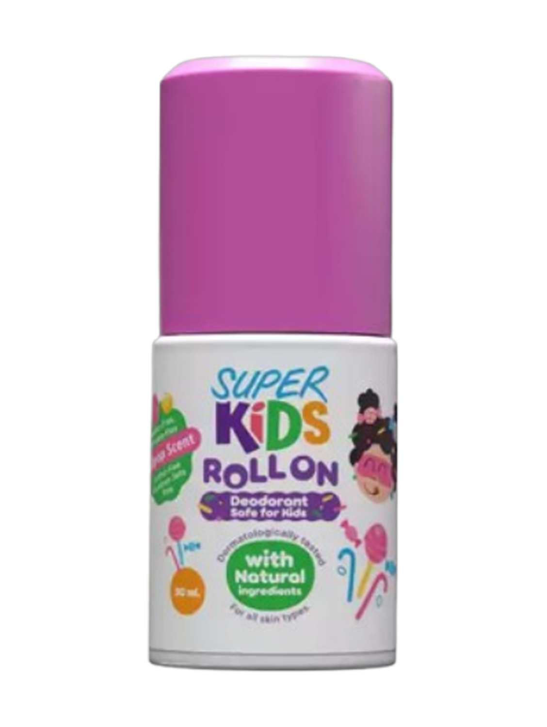 Super Kids Lollipop Scent Roll-On Deodorant 30Ml