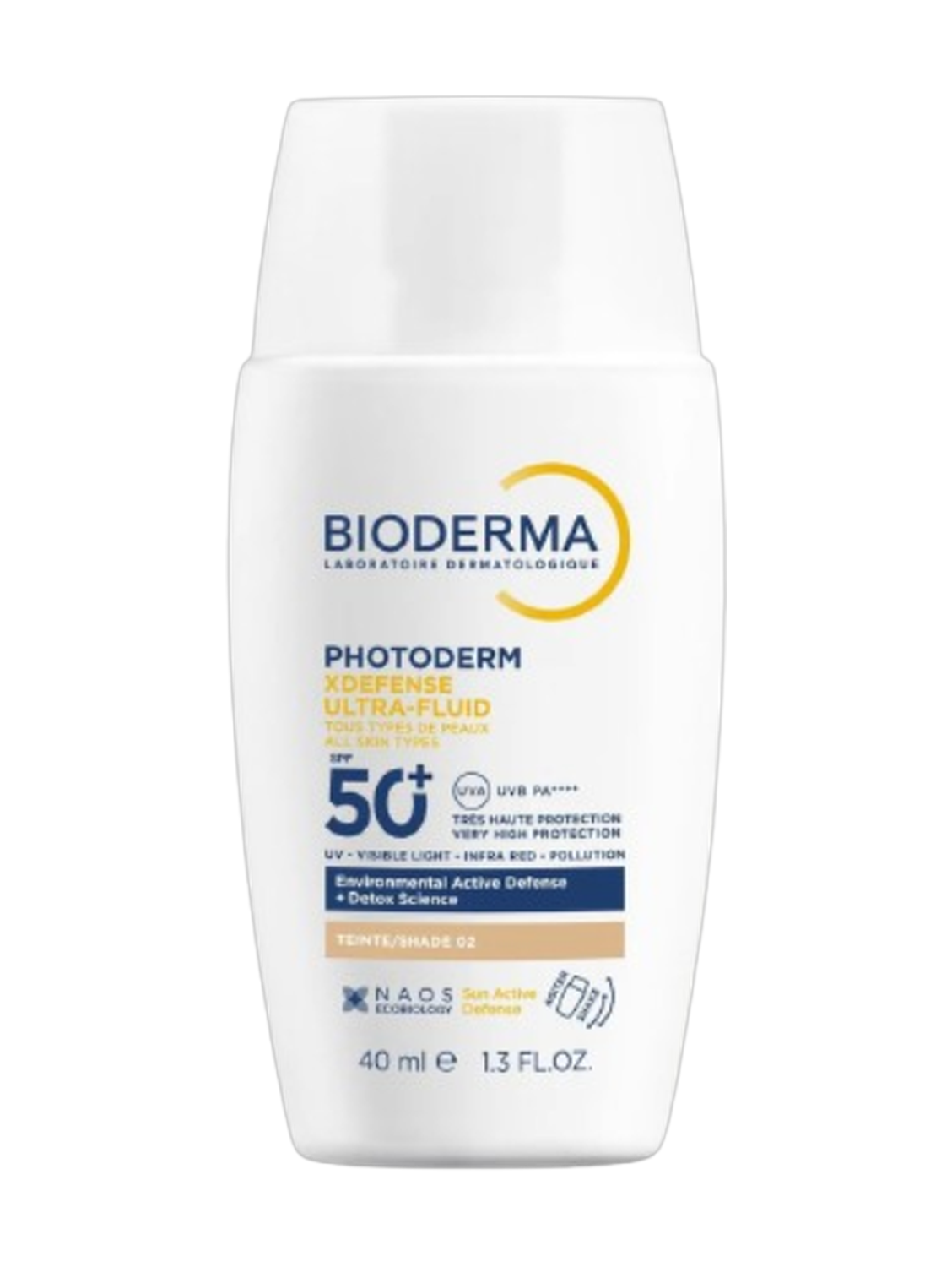 Bioderma Photoderm Xdefense Ultra Fluid SPF 50+ Tinted Sunscreen Shade 02 40Ml