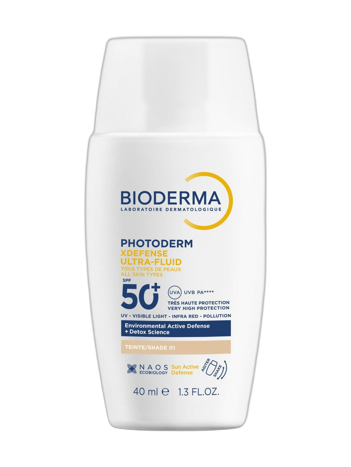 Bioderma Photoderm Xdefense Ultra Fluid SPF 50+ Tinted Sunscreen Shade 01 40Ml