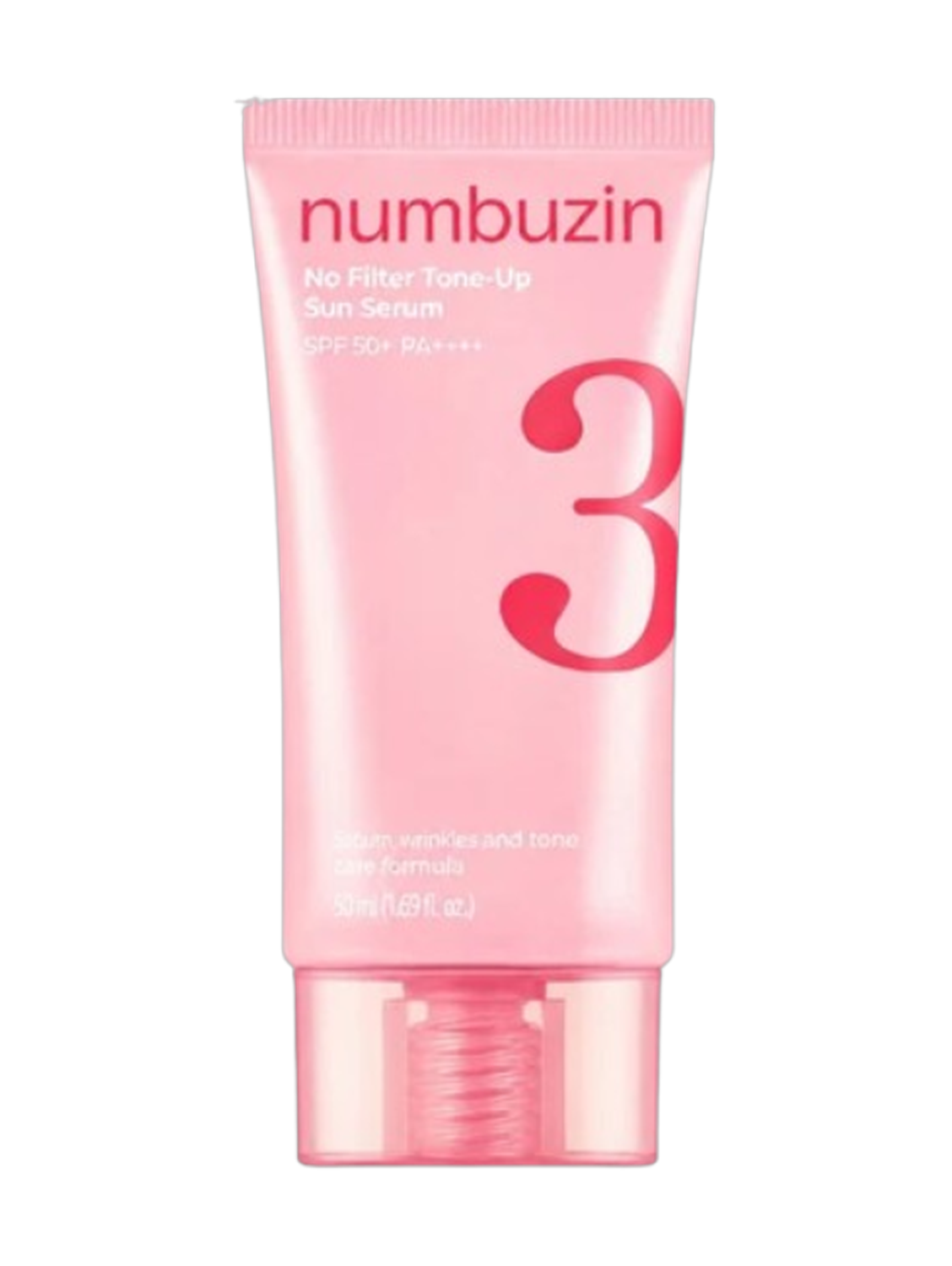 Numbuzin No.3 No Filter Tone Up Sun Serum SPF50+ PA++++ (02 Glow) 50Ml