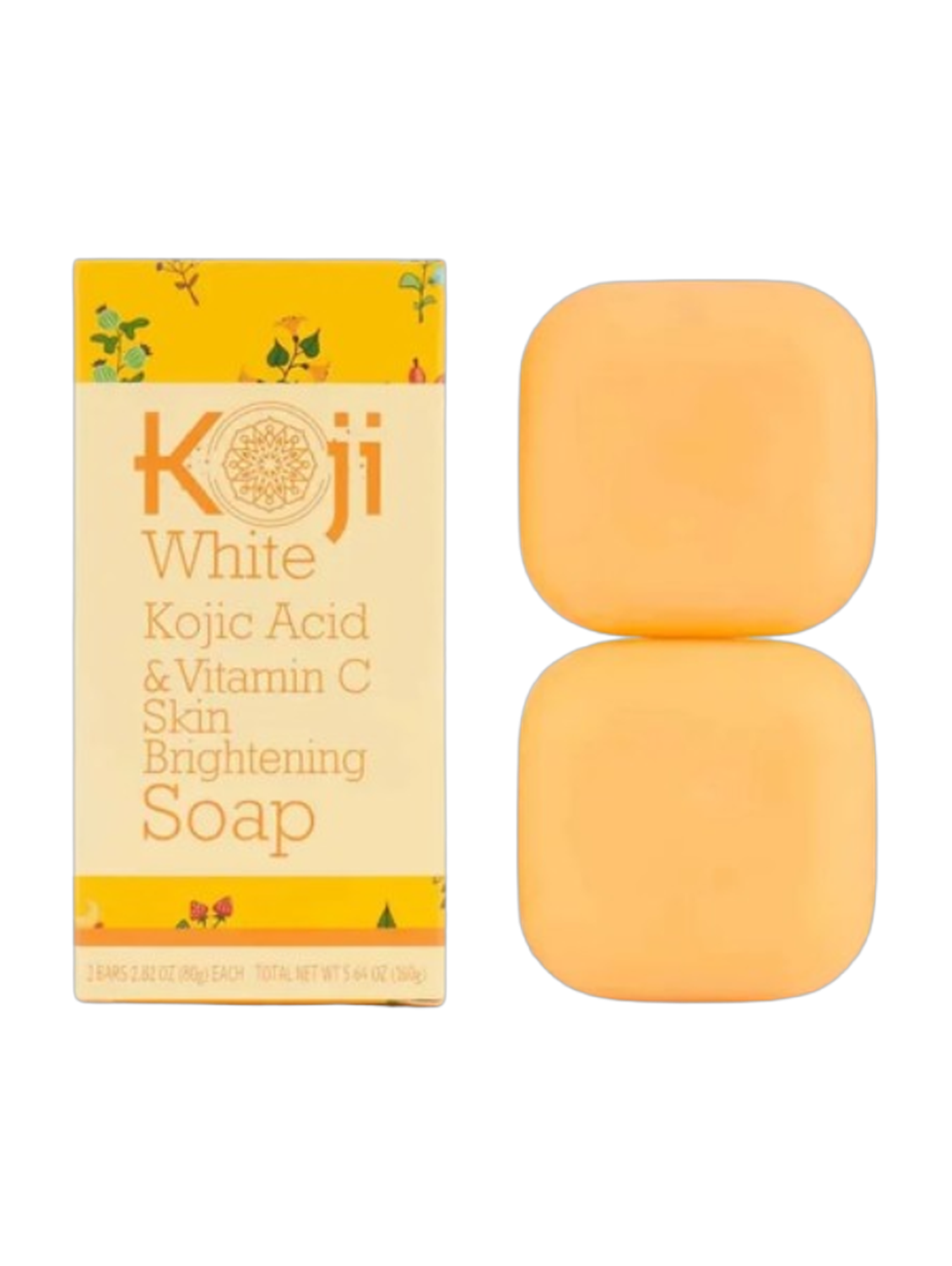 Koji White Kojic Acid & Vitamin C Skin Brightening Soap 2Pcs 100g