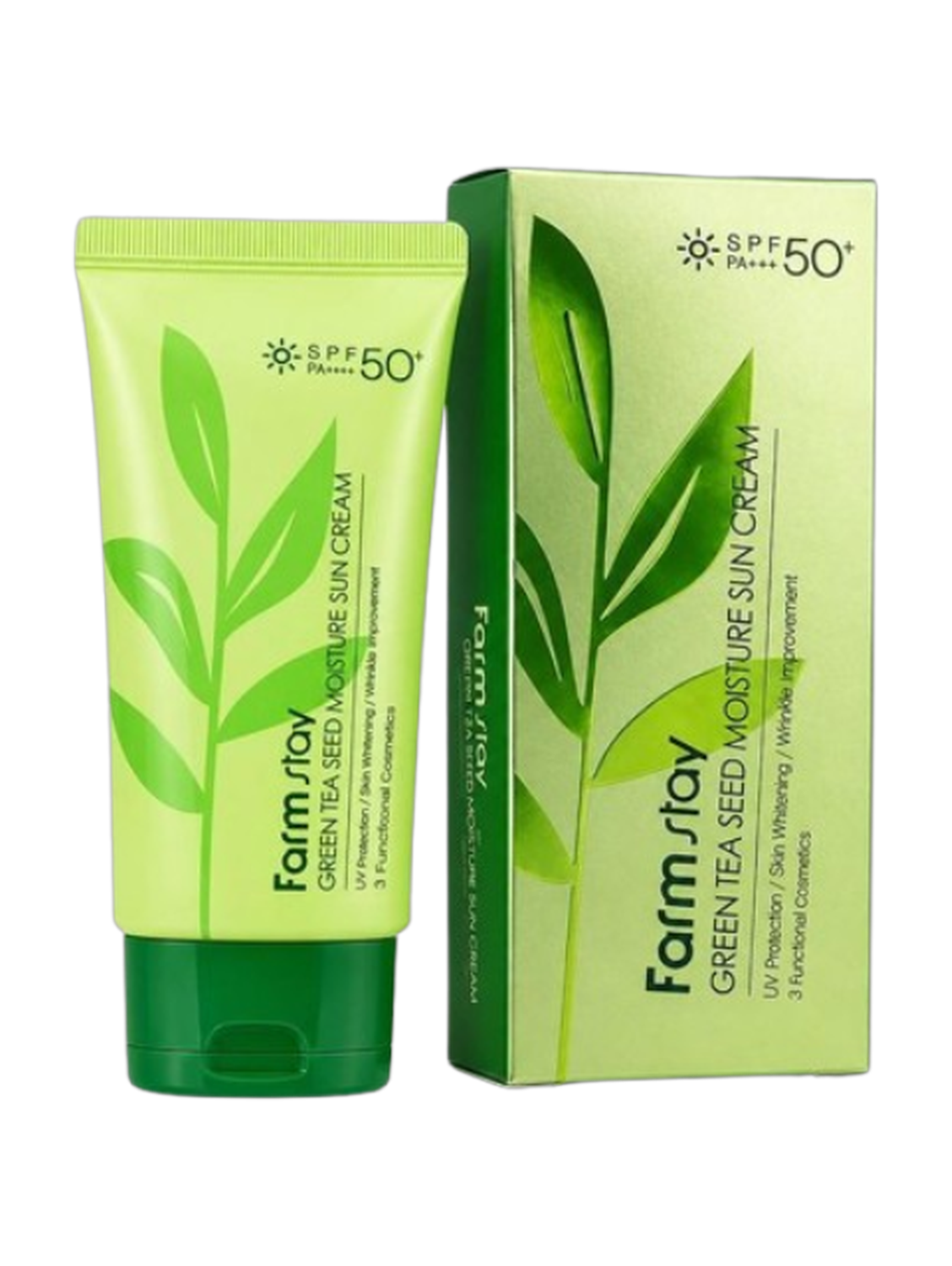 Farmstay Green Tea Seed Moisture Sun Cream SPF50+PA+++ 70g