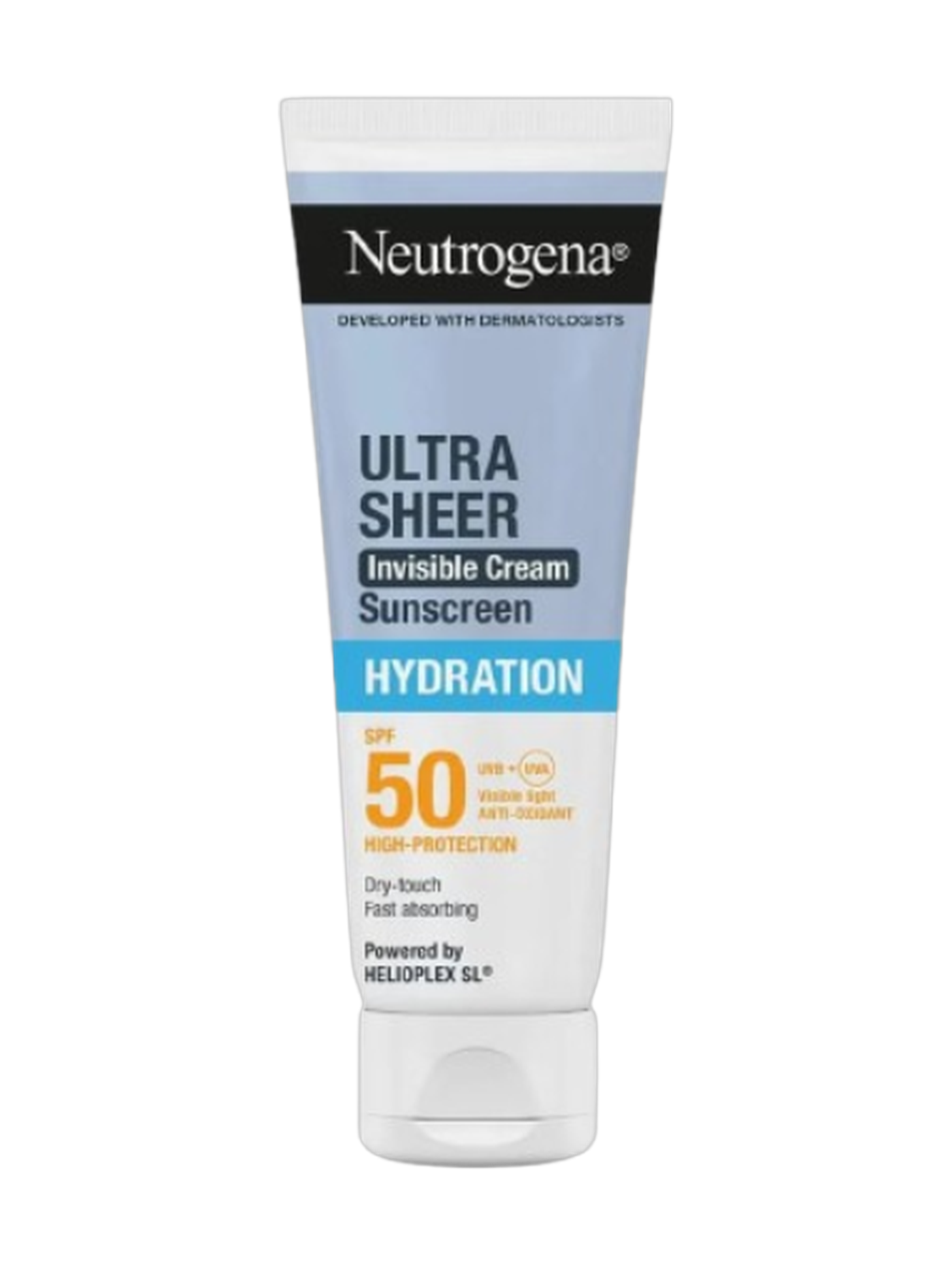 Neutrogena Ultra Sheer Hydration Invisible Cream SPF50 Sunscreen 50Ml