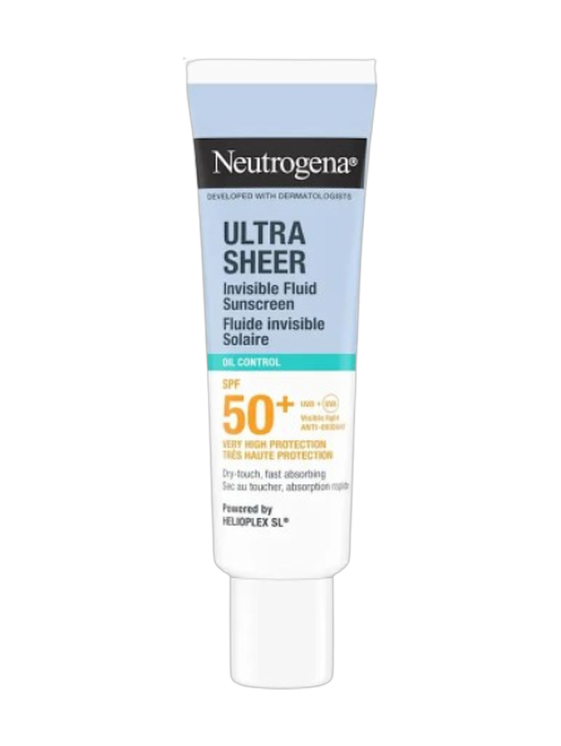 Neutrogena Ultra Sheer Invisible Fluid Oil Control SPF 50+ Sunscreen 50Ml