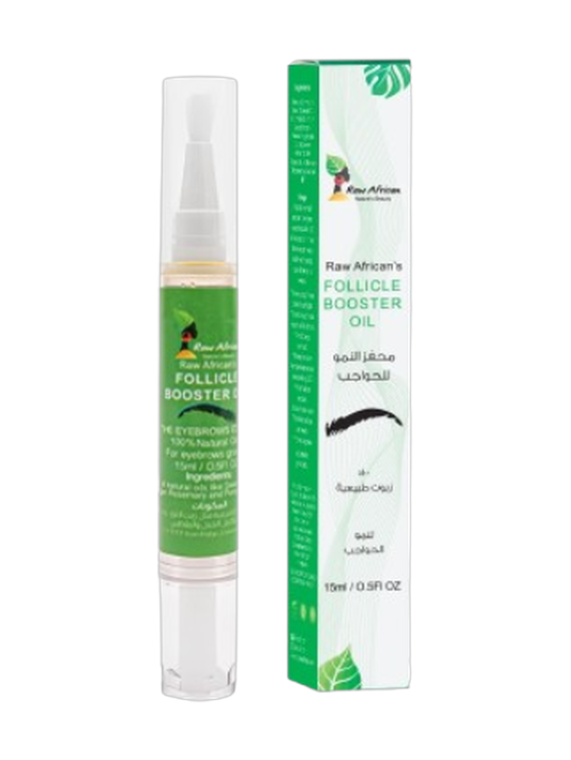 Raw African Eyebrows Follicle Booster Oil 15Ml