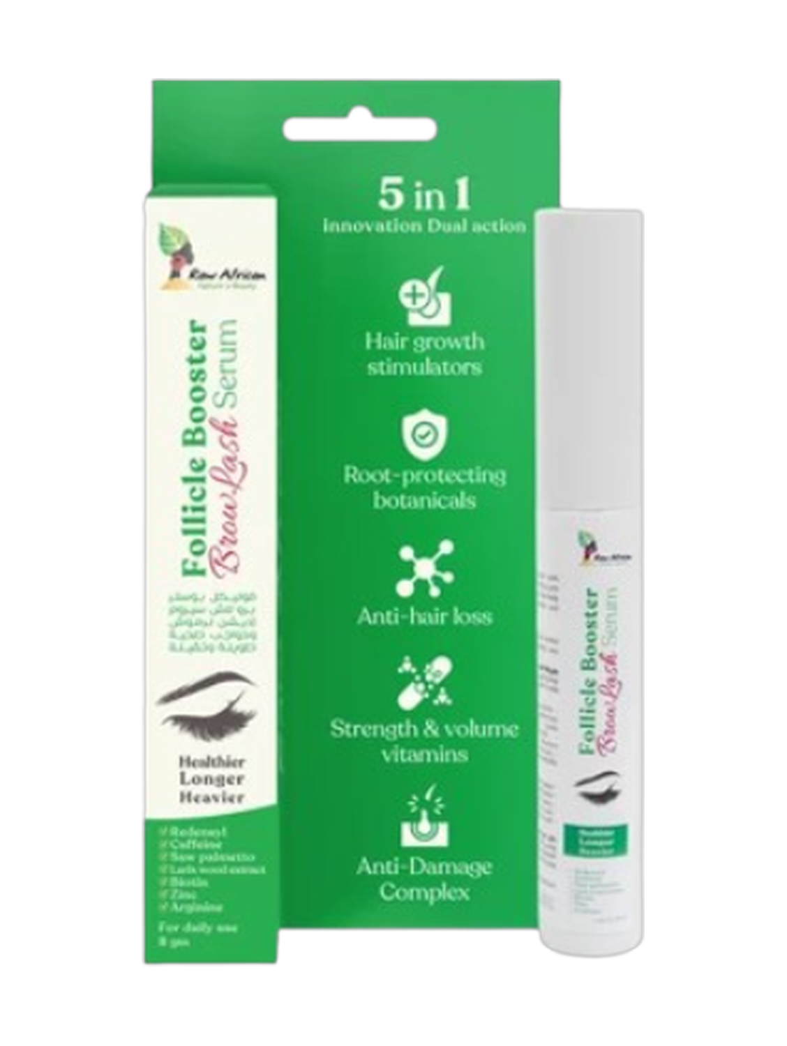 Raw African Follicle Booster Browlash Serum 8g