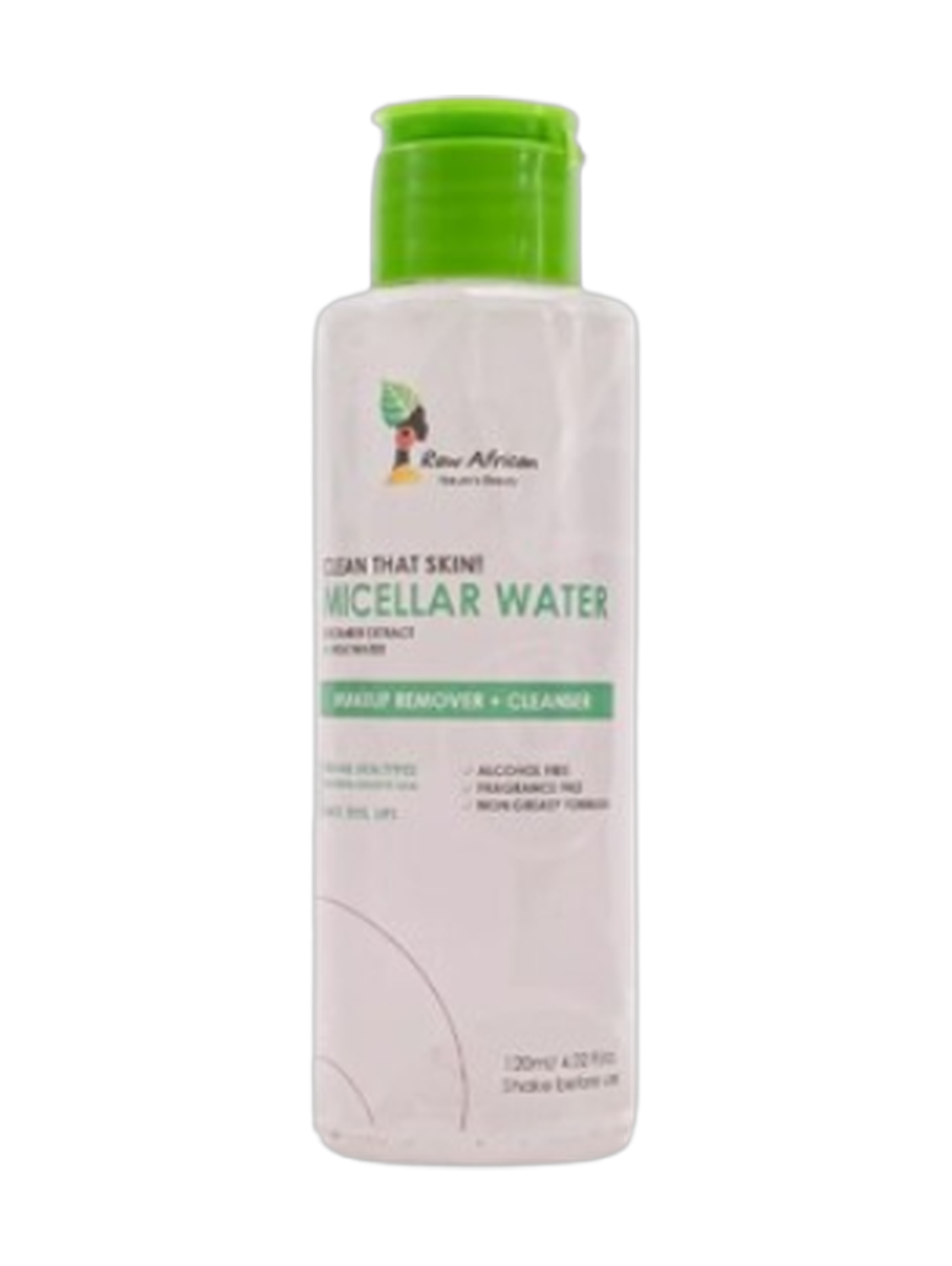Raw African Micellar Water & Makeup Remover 120Ml