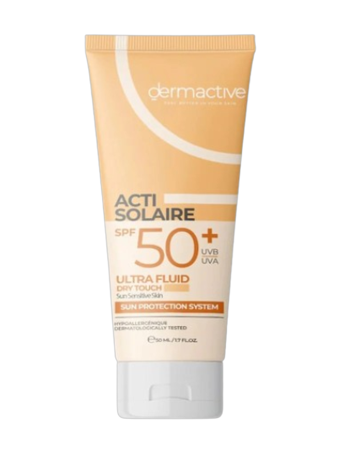Dermactive Acti-Solaire SPF 50+ Light Tinted Ultra Fluid Dry Touch 50Ml