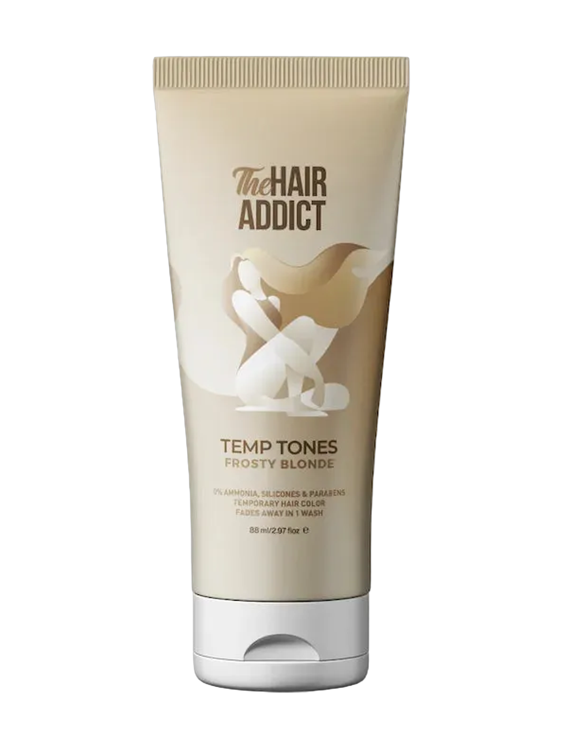 The Hair Addict Temp Tones Temporary Hair Color Frosty Blonde 88Ml