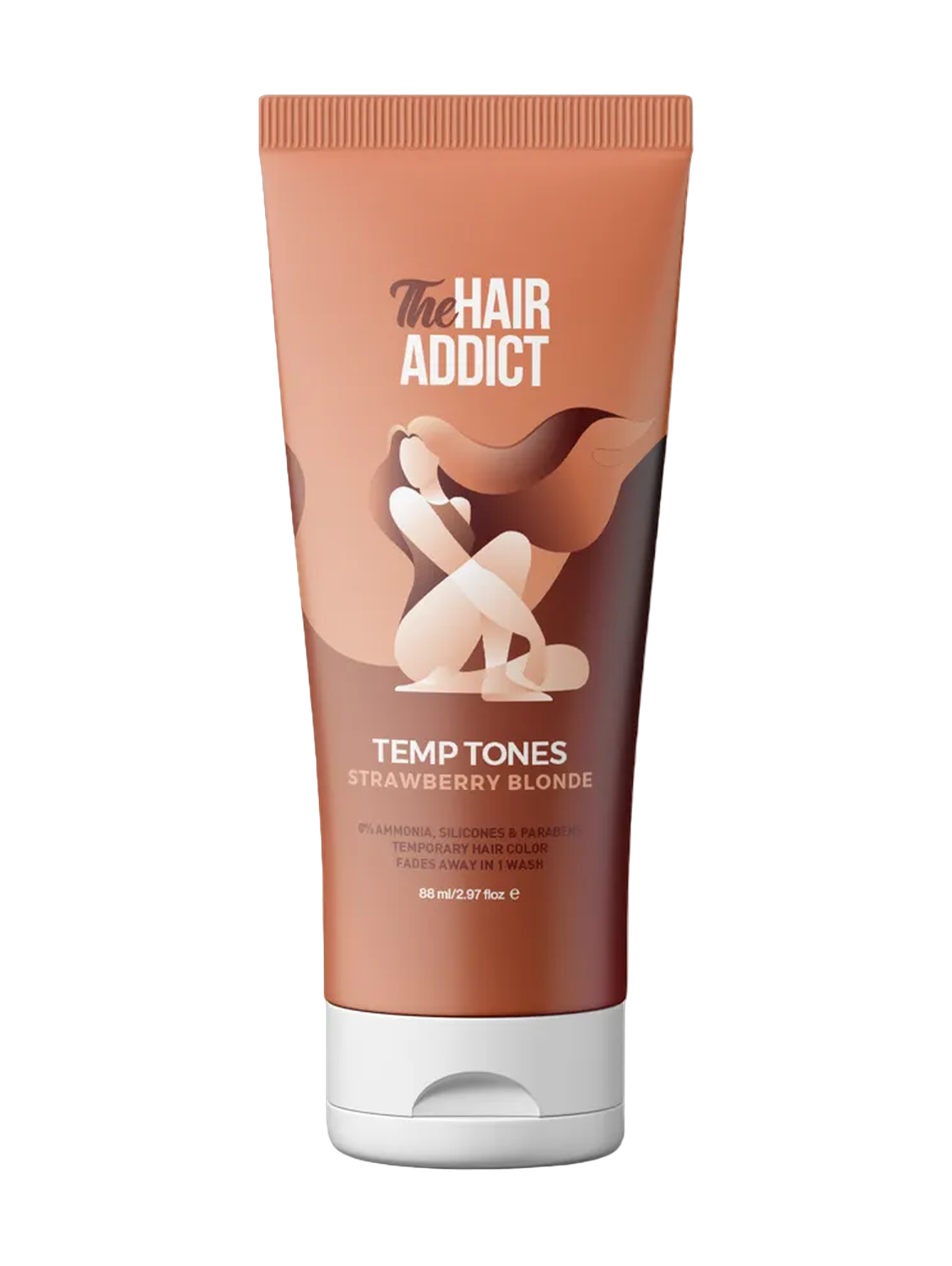 The Hair Addict Temp Tones Temporary Hair Color Strawberry Blonde 88Ml