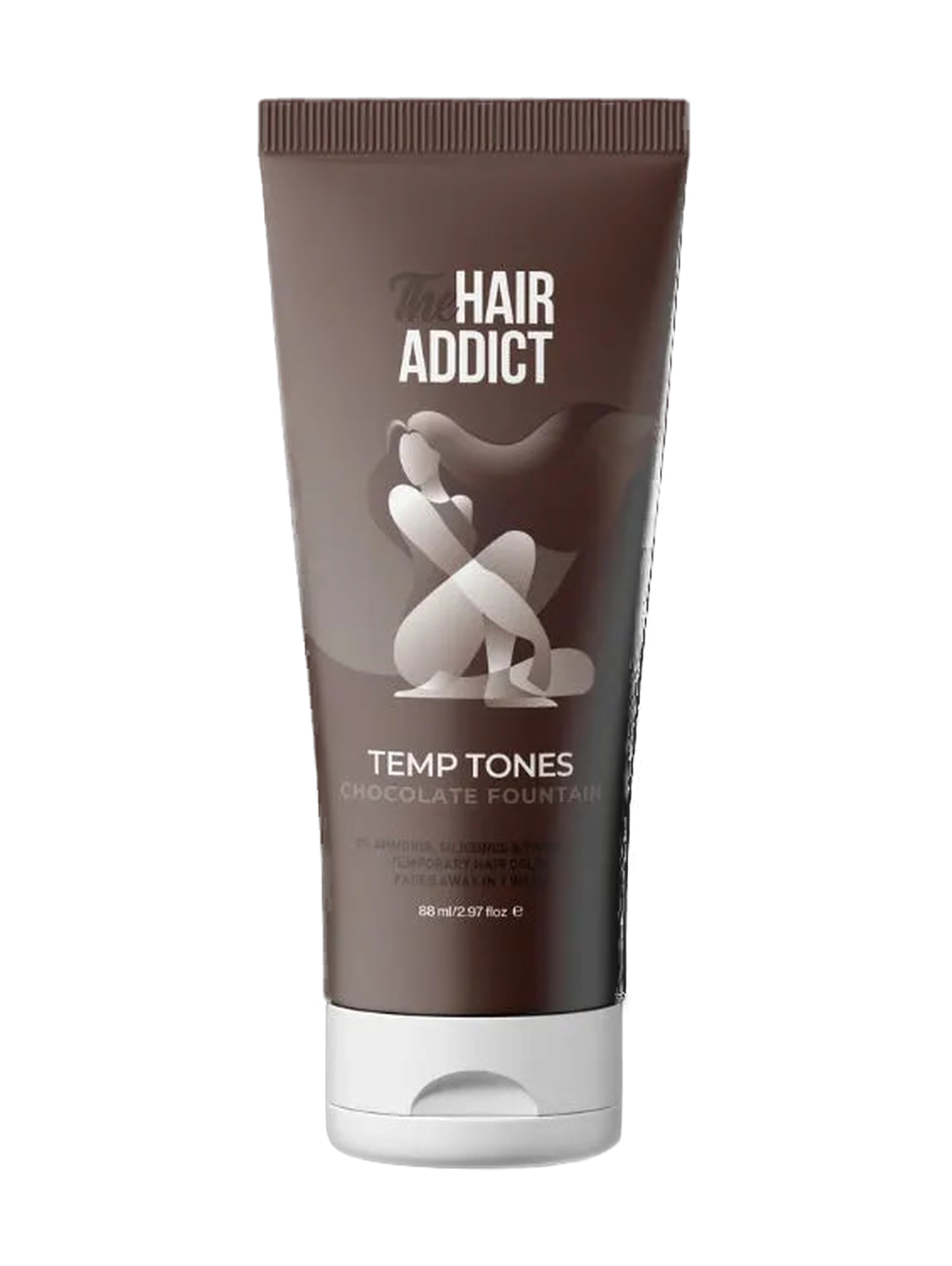 The Hair Addict Temp Tones Temporary Hair Color Chocolate Fountain 80Ml