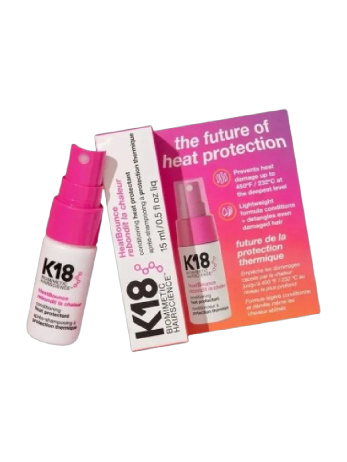 K18 HeatBounce Conditioning Heat Protectant 15Ml